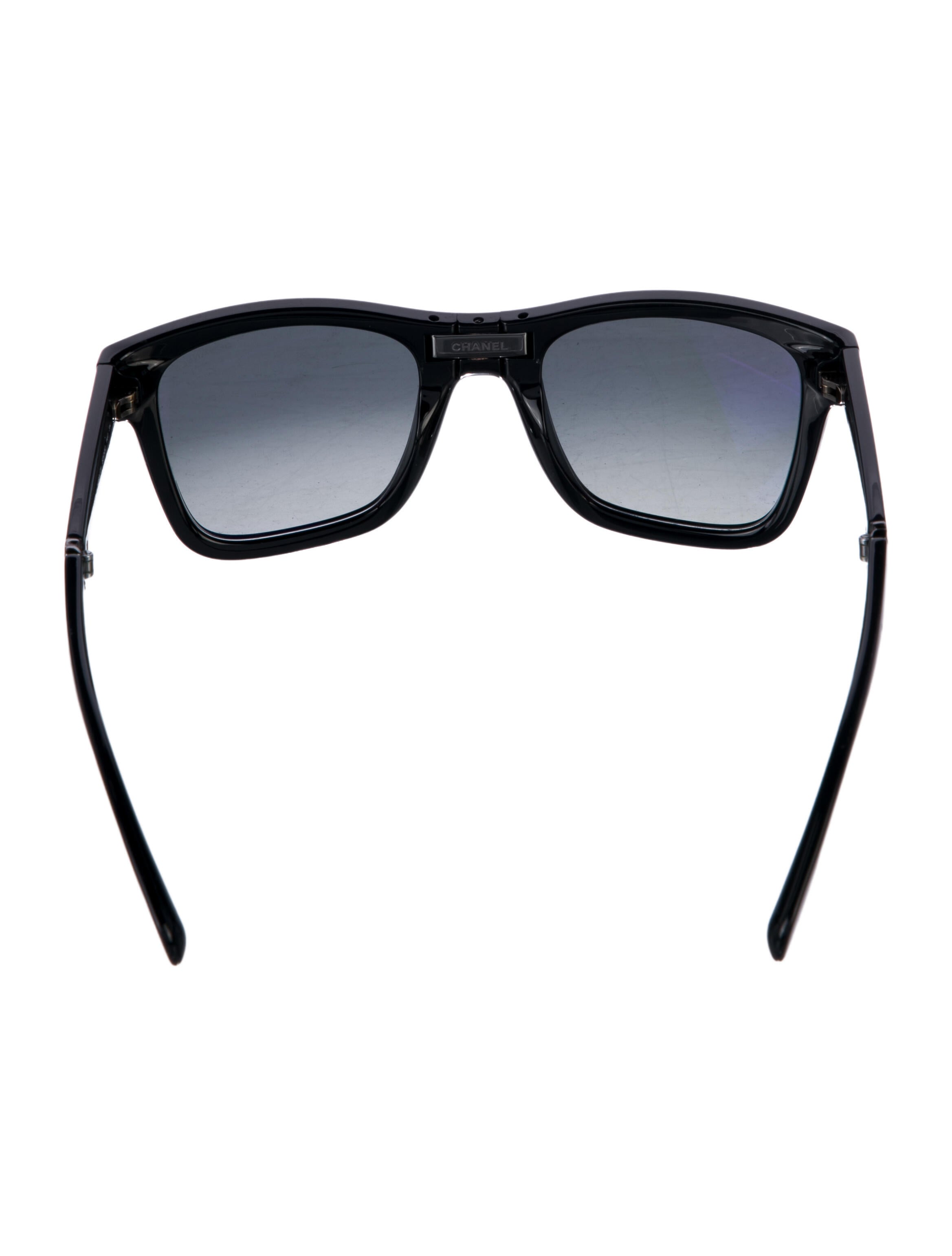 Chanel Interlocking CC Logo Wayfarer Sunglasses